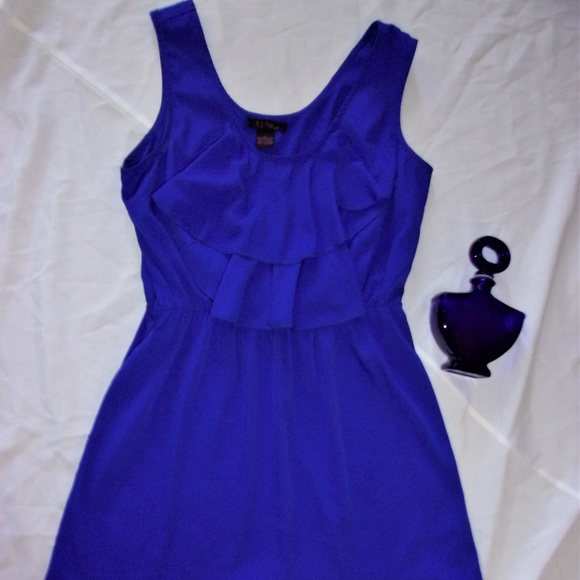 Dresses & Skirts - womens large electric royal blue dress light Lg